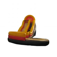 Toboggan en PVC toboggan gonflable à air gonflable grande courbe vague rebond toboggan aquatique vente