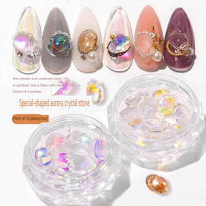 Novedades en Decoración de Uñas DIY, Piedras de Zirconia para Decoración de Uñas, Adornos de Resina, Piedras Decorativas para Uñas, Lentejuelas para Uñas - Product Image 2