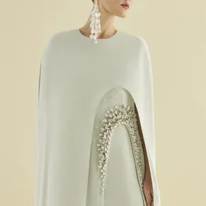Eid платья 2024 U. Шикарный новый стиль Рамадан OEM скромные Женские платья с бусинами Кафтан Абая Дубай хиджаб арабский халат женская мусульманская одежда