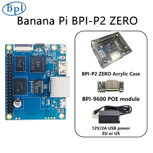 Banana Pi BPI-P2 Zero With Case Power POE Allwinner H3 Quad-core Cortex-A7 512M <strong>DDR3</strong> <strong>8G</strong> EMMC Support PoE Run OS Android Linux - Product Image 2