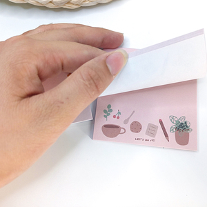 Tùy chỉnh in ấn phim hoạt hình Memo Pad tùy chỉnh logo in ghi chú dán - Product Image 2
