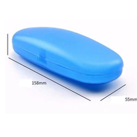 Boîte de rangement en plastique pour lunettes, Logo personnalisé, coque rigide, grands étuis de protection pour lunettes, boîte de rangement carrée pour lunettes de soleil
