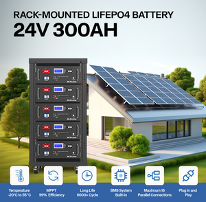Paquete de Baterías de Litio Bullcube de 24 V, 6000 Ciclos Profundos, 300 Ah, Larga Vida Útil, GX-24300-RM, Paquete de Baterías de 24 V, Batería de Litio de 24 V y 300 Ah - Product Image 4