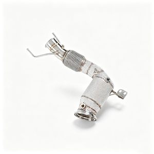 ท่อดาวน์ไปป์สมรรถนะสูงสำหรับ MINI COOPER S F56 B48 2.0T 304 SS ระบบไอเสียไหลเวียนสูงแบบ Bolt-on อะไหล่สำหรับรถแข่ง มาตรฐานยูโร 5 200 เซลล์ - Product Image 2