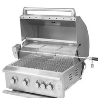 Barbecue de cuisine d'extérieur polyvalent Barbecue à charbon de bois Accessoire de cuisine SUS304 résistant à la corrosion Kit de rôtissoire avec moteur