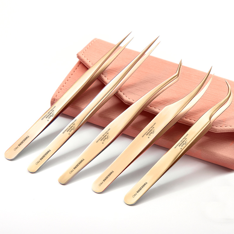 Профессиональные пинцеты из нержавеющей стали для наращивания ресниц, пинцеты для наращивания ресниц, принимаем OEM