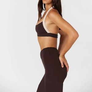 Conjunto Deportivo: Sujetador <span class=keywords><strong>de</strong></span> Yoga a Juego, Pantalones <span class=keywords><strong>de</strong></span> Fitness <span class=keywords><strong>de</strong></span> Cintura Alta <span class=keywords><strong>de</strong></span> Secado Rápido para Correr, Pantalones Acampanados <span class=keywords><strong>de</strong></span> Pierna Ancha con Efecto Push-Up - Product Image 6