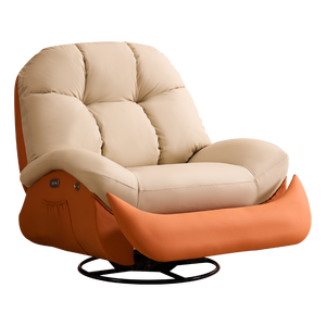 Moderner Hochwertiger Bequemer <span class=keywords><strong>Massage</strong></span>-Schaukelstuhl für das Wohnzimmer mit Stoffbezug und Metallgestell - Product Image 1