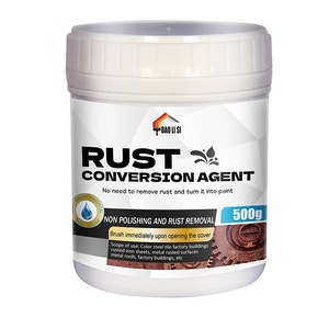 Pintura Convertidora de Óxido a Base de Agua con Rodillo, Imprimación Anticorrosión para Superficies de Acero <span class=keywords><strong>Oxidado</strong></span>, Revestimiento Plástico para Paredes, Ecológico y Duradero - Product Image 1