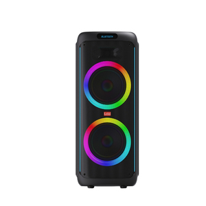 Altavoz de Fiesta de Gran Potencia con Sonido DJ, Altavoz Doble de 12 Pulgadas y 1000w, Altavoces para Karaoke con Micrófono, Luz LED RGB con Efecto de Llama - Product Image 3