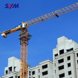 Grúa <span class=keywords><strong>Torre</strong></span> QTZ 125 <span class=keywords><strong>para</strong></span> Construcción de Alta Carga y Momento de Carga Elevado - Product Image 3