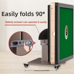 Factory Modern <b>Foldable</b> Automatic Mahjong Machine 110V Optional Silent <b>Table</b> for Export Market MJZ-3 Low Noise Operation Ensures - Product Image 4