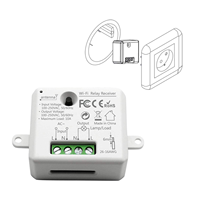 Interruptor Inteligente Compatible con Tuya, Alexa y Google Home, Módulo de Relé de 10A/16A, Interruptor de Pared Inalámbrico Bluetooth, Control Remoto, Aplicación Smart Life