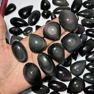 Cabochons en obsidienne naturelle multicolores en gros – Pierres précieuses lâches attrayantes pour la création de bijoux éblouissants - Product Image 3
