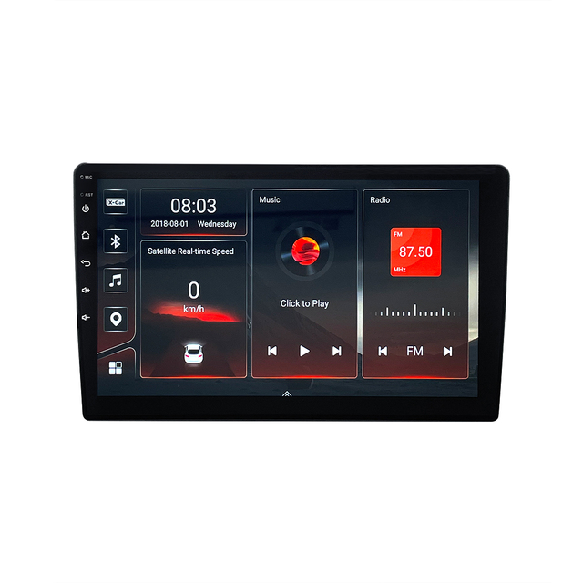 Universal  2 Din 9" 10 Inch Android  Car Stereo Radio  4-Core With Bluetooth and CarPlay Functionality for Car Radio