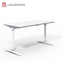 Table de réunion modulaire pliable LEADCOM LS-418D avec cadre en magnésium-aluminium et poutre réglable pour projets commerciaux