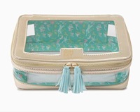 Tas Penyimpanan Mahjong Poker Mewah Modern Ramah Lingkungan Tahan Air Lipat Transparan PVC Gaya Amerika Kasino Judi