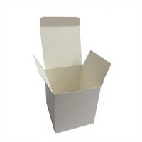 Boîtes rigides recyclées personnalisées avec logo pour emballage alimentaire, boîte à cupcakes, boîte à gâteaux à fermeture supérieure, boîtes à emporter en papier artistique, boîtes à chocolat blanc personnalisées