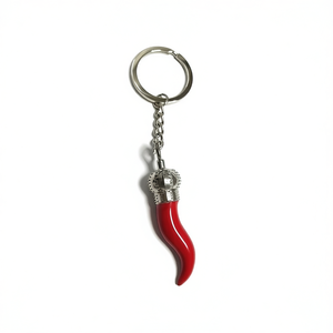 Llavero con Forma de Chiles Rojos, Cadena de Plástico, Accesorio de Juguete de Anime - Product Image 2