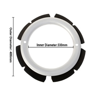 CH SJPACK PVC Système de tension plat en plastique à fonctionnement fluide avec anneau en O et plaque de pressage 486 (Usage pharmaceutique) 51cm - Product Image 2