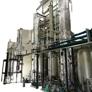 Waste solvent recycling equipment production line