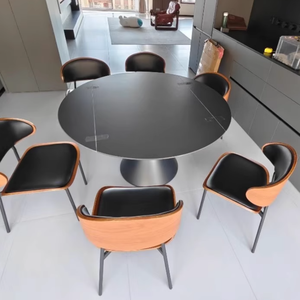 Tavolo da Pranzo Moderno Impermeabile Convertibile Girevole Retrattile Versatile per Casa, Soggiorno, Appartamento, Hotel - Product Image 5