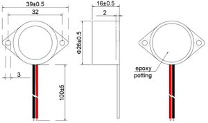 Manorshi Cierre central Zumbador Alarma Sonda Alto activo 100mm Precio de fábrica para <span class=keywords><strong>alarmas</strong></span> Zumbadores Sirenas - Product Image 3