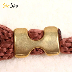 SinSky pinces à licou en laiton massif robustes <span class=keywords><strong>pince</strong></span> à corde en cuir pour animaux de compagnie chien laisse pour animaux de compagnie <span class=keywords><strong>pince</strong></span> à corde en laiton pour laisse de chien - Product Image 4