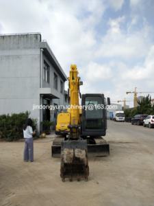 Excavadora de cadenas Hyundai R80-7 usada con 1 año de garantía, motor y bomba de alta calidad a bajo precio - Product Image 5