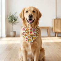 Bandana rafraîchissante pour chien en gros ODM, écharpe d'été respirante en maille pour animaux de compagnie, fabricant de designs personnalisés en vrac