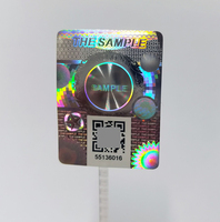 Emballage personnalisé original authentique véritable cadeau artisanat étiquettes en plastique adhésives anti-contrefaçon