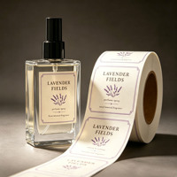 Étiquettes en rouleau imprimées sur mesure, autocollants adhésifs de qualité supérieure pour flacons de parfum, emballages de bougies parfumées, logo personnalisé