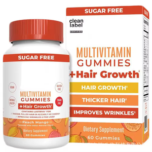 Gummies vitaminées pour <span class=keywords><strong>cheveux</strong></span> OEM, complément multivitaminé pour la santé des <span class=keywords><strong>cheveux</strong></span>, de la peau et des <span class=keywords><strong>ongles</strong></span>, soutien du système immunitaire, aliment santé pour adultes - Product Image 1