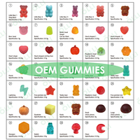 WELLBODY Gummies personnalisés sans sucre pour enfants, vitamines A, C, D, E, complexe B, calcium, zinc, stimulant énergétique pour les enfants