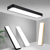 Lampe led suspendue rectangulaire au design moderne, luminaire décoratif d'intérieur, idéal pour un bureau, livraison gratuite