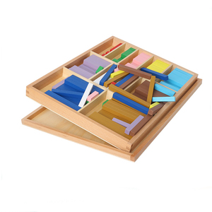 HOYE CRAFT Montessori jouets mathématiques outils d'apprentissage tiges de nombres jouet bâtons de comptage <span class=keywords><strong>en</strong></span> <span class=keywords><strong>bois</strong></span> boîte - Product Image 6