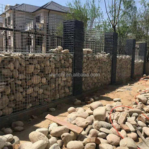Offre Spéciale mur de retenue de gabon soudé <span class=keywords><strong>200x100x50</strong></span> boîte de gabon soudé 2x1x0.5m panier de gabon cage de pierre clôture de jardin prix - Product Image 3