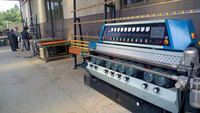Machine à chanfreiner verticale à 9 broches pour miroirs en verre et lignes droites, pour le traitement de meubles et de miroirs