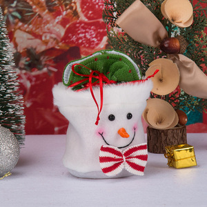 Set de Muñecos de Papá Noel para Navidad, 15cm, Decoración <span class=keywords><strong>Navideña</strong></span>, Bolsa de Manzanas <span class=keywords><strong>Navideña</strong></span>, Colgante de Caramelo, Regalo Festivo para Interiores, Muñeco de Nieve - Product Image 3
