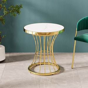 Fabricant vente en gros ensemble de plaques en cristal brillant de bureau <span class=keywords><strong>jazz</strong></span> lumière blanche de luxe petite table ronde de bureau - Product Image 6