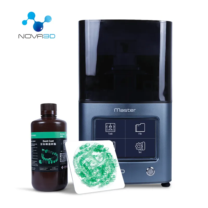 NOVA3D High Applicability Dental 3D Printing Resin Accurate Master 3D Printer Digital Orthodontics Dental 3D Printer