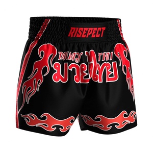 กางเกงมวยไทยแห้งเร็วสำหรับผู้ชาย ลายเทมเพลต  ลดราคาพิเศษ - Product Image 3