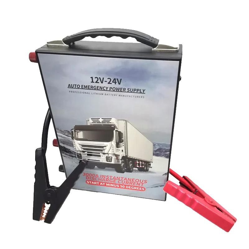24V emergency tools for lighting high power battery charger vehicle with mobile charging 12V useful jump starter for car