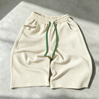 Pantalones Cortos de Alta Calidad para Hombre, Personalizables con Logotipo, Tela Waffle, 380 g/m², Felpa Francesa