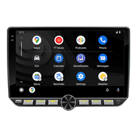Radio Universal Android 2 Din para Auto con Pantalla Táctil de 10 Pulgadas, Android Auto y Carplay Inalámbrico, con Perillas de Control