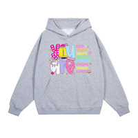 Nouveau sweat-shirt personnalisé pour la rentrée scolaire, imprimé graphique coloré « YOU ARE », design personnalisé, fabrication directe OEM/ODM