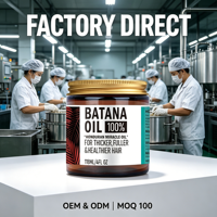 Crème capillaire nourrissante et fortifiante à l'huile de Batana biologique la plus vendue en gros – Beurre de Batana pur pour les soins capillaires