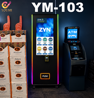 Tendance aux États-Unis : Distributeur automatique ZYN SUNS Mini avec lecteur de cartes et scanner d'identification pour les petites entreprises et les boîtes de nuit