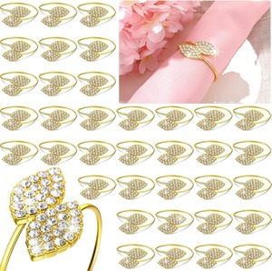 Indian Exporter Luxury Metal Napkin Rings for Dining <b>Table</b> Decoration Wedding Reception <b>Party</b> Use Available at Factory Price - Product Image 2