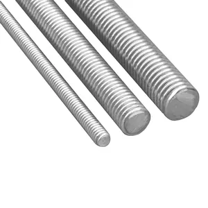Çin'de yapılan A2-70 vida dişli demir çubuk Zhejiang tedarikçisi paslanmaz çelik saplama dişli çubuklar
